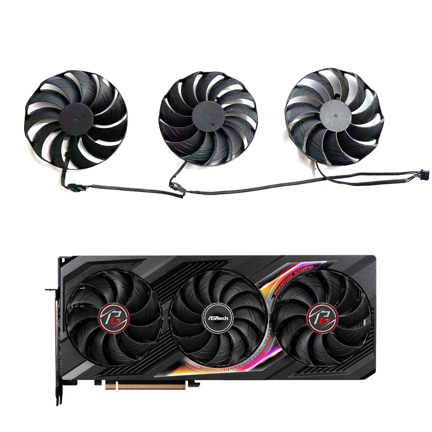 Rx 7800 Xt 16Gb - New Cooling Fan 4PIN 98MM CF1010H12S