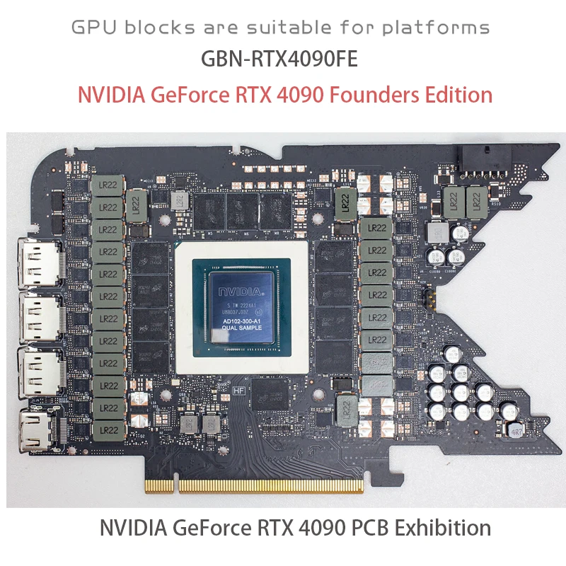 Granzon GPU Block Use for NVID - Rtx 4090 Water Block Full Cover 评论和价格