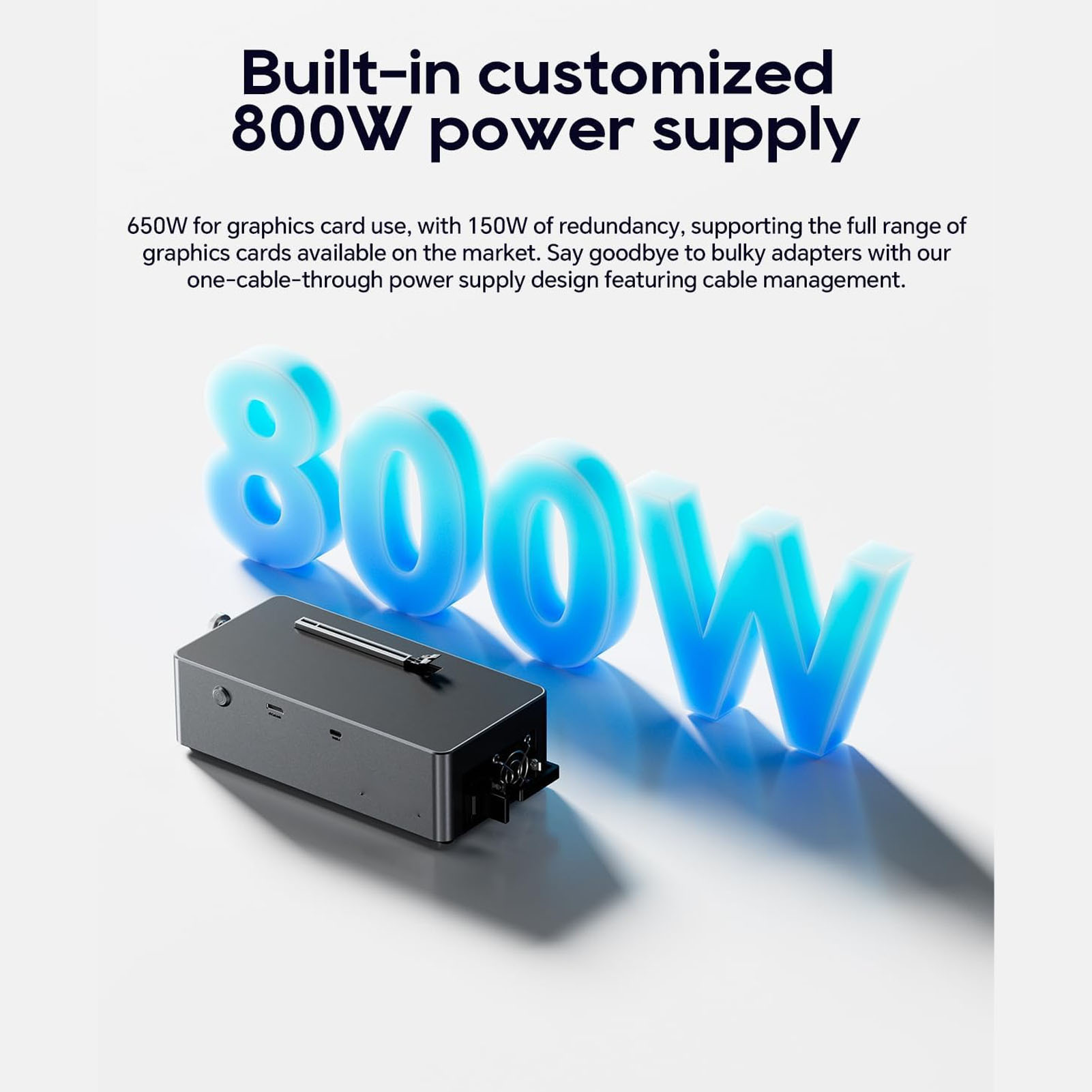 EGPU Docking Station with 800W - Oculink Gpu Dock Station 评论和价格
