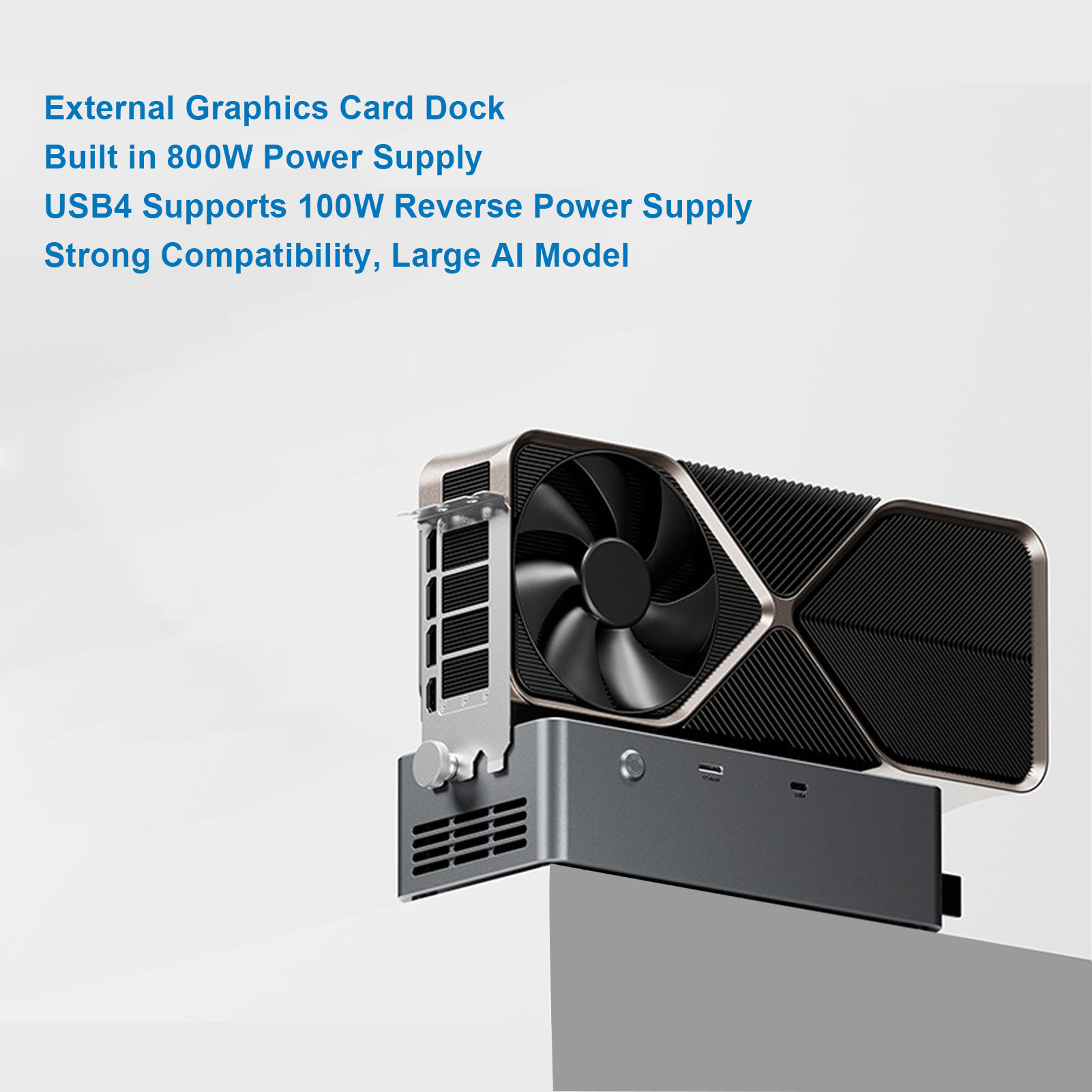 EGPU Docking Station with 800W - Oculink Gpu Dock Station 评论和价格