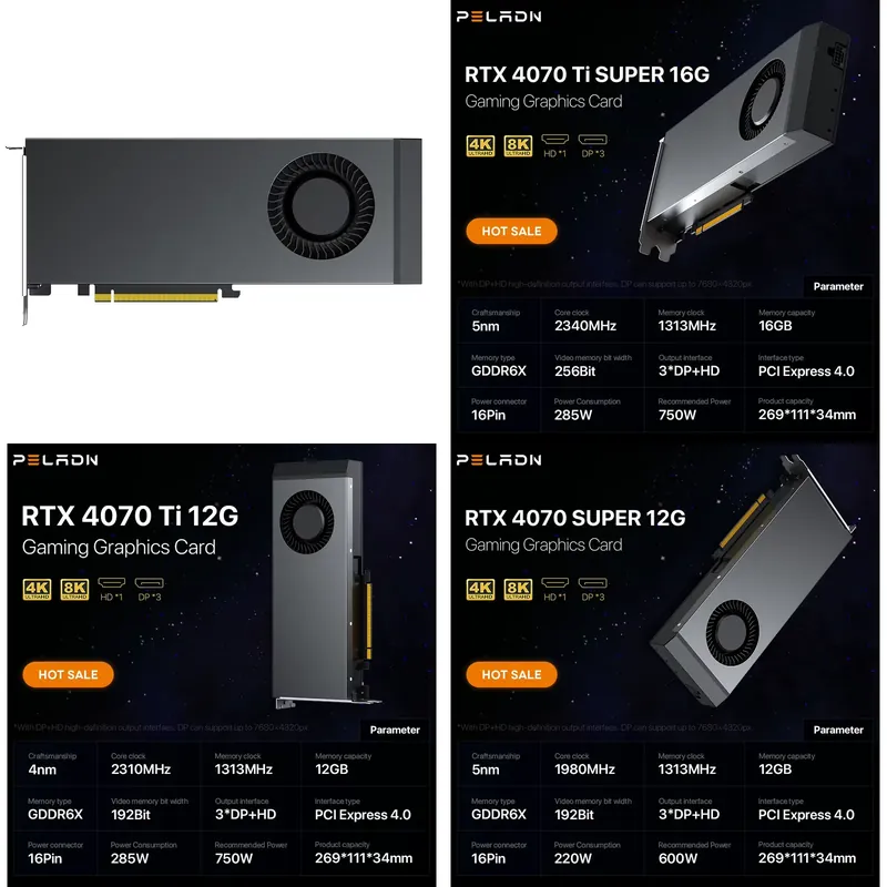 Hot Sale Geforce RTX 4070 4070 - Rtx 4070 Ti Super 16Gb 评论和价格