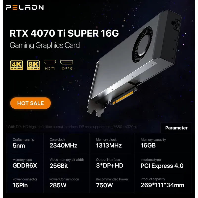 Hot Sale Geforce RTX 4070 4070 - Rtx 4070 Ti Super 16Gb 评论和价格