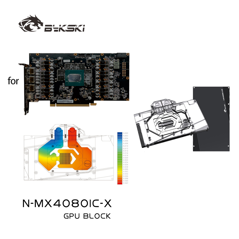 Bykski N-MX4080IC-X GPU Block  - Rtx 4080 Water Cooling Block 评论和价格