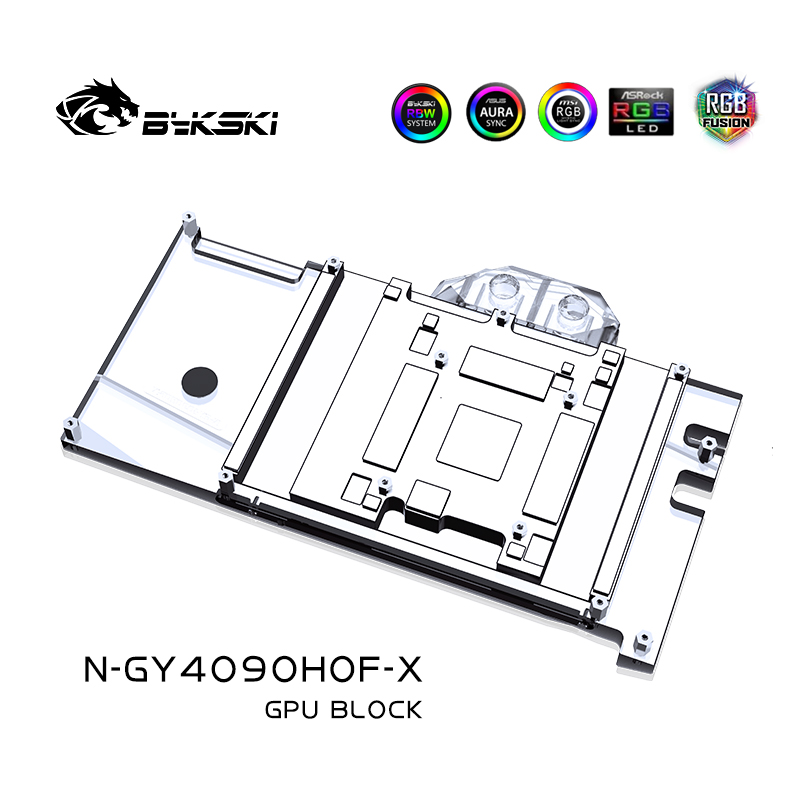 Bykski N-GY4090HOF-X GPU Block - Rtx 4090 Water Block Full Cover 评论和价格
