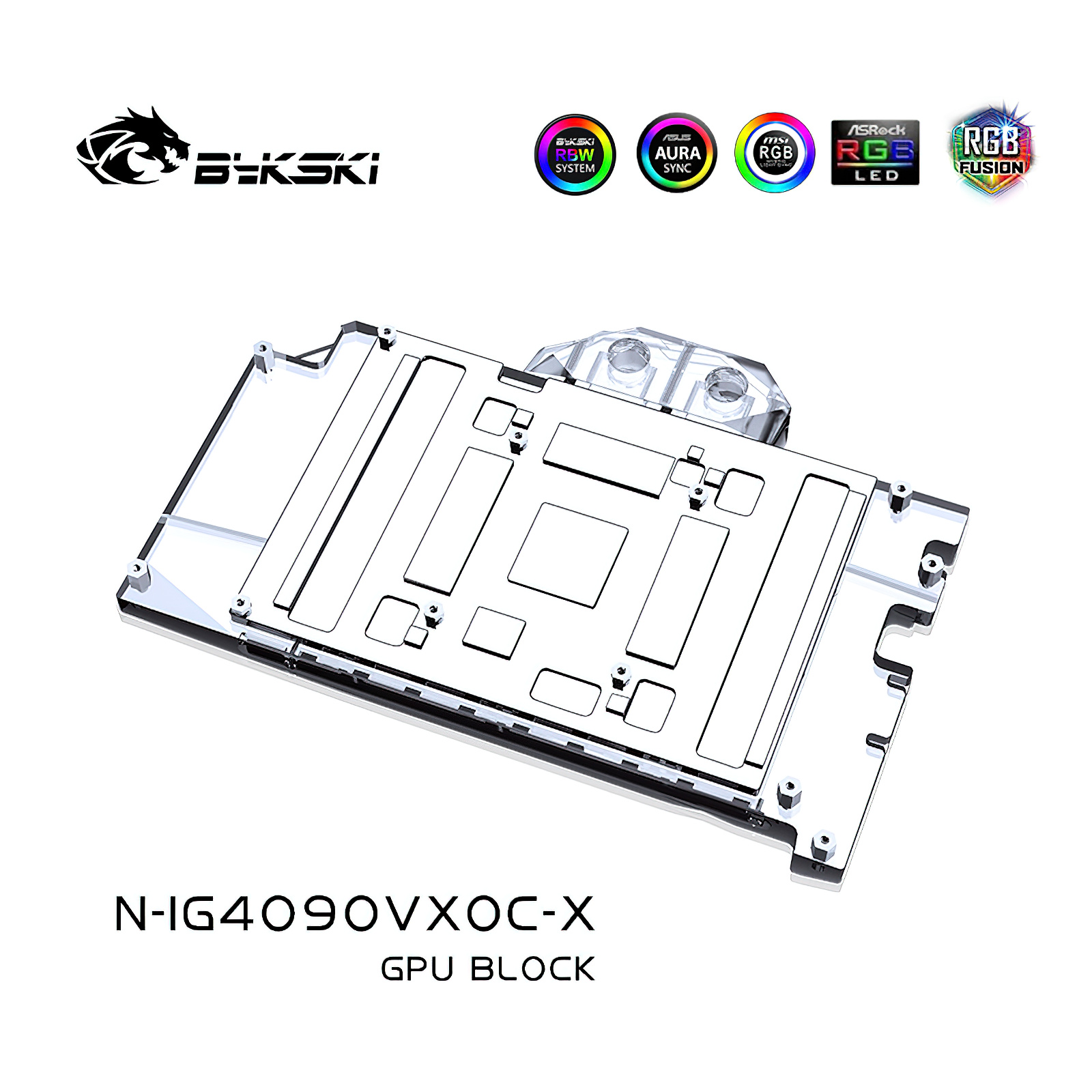 Bykski GPU Water Cooling  Full - Rtx 4090 Water Block Full Cover 评论和价格