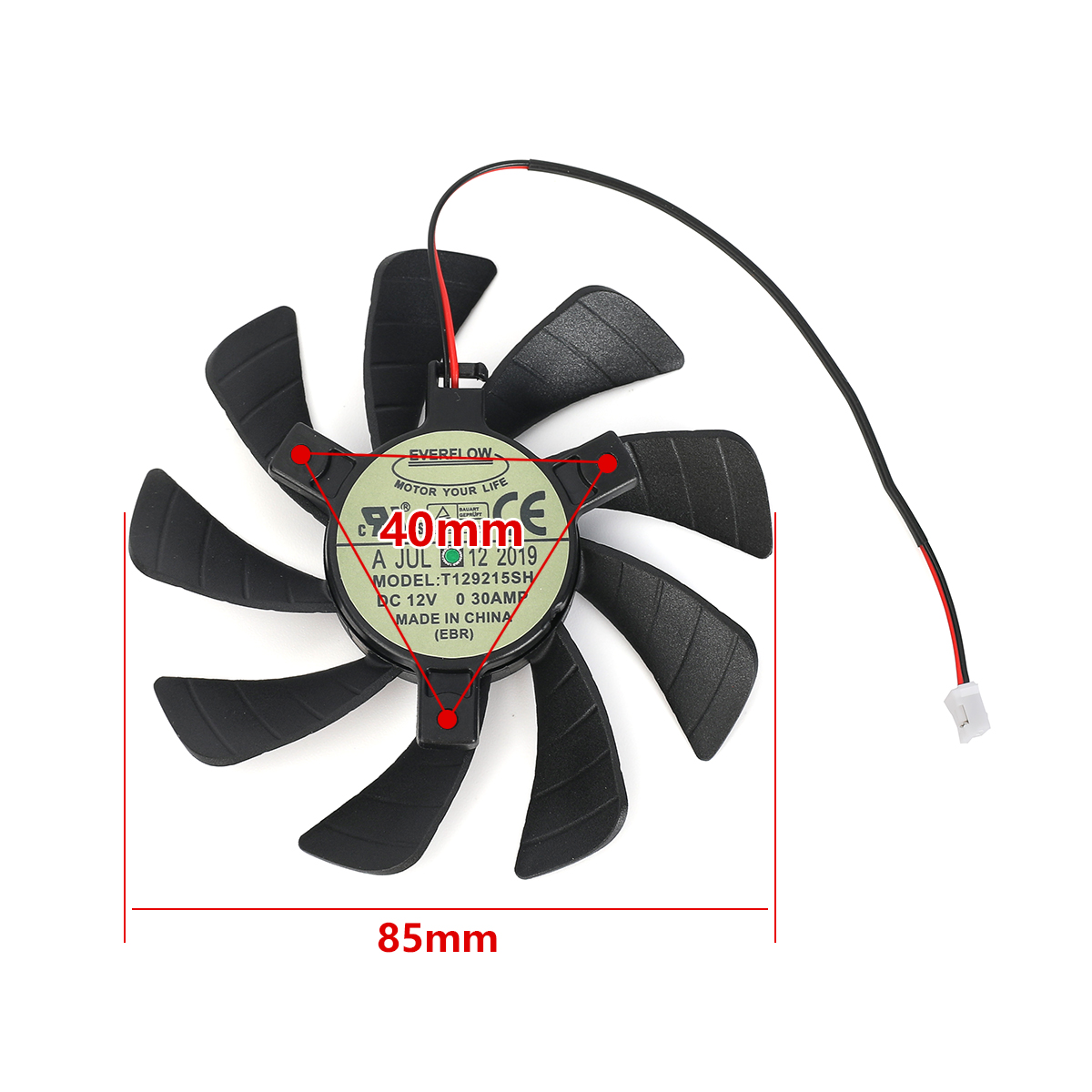 New 85mm T129215SH Cooler Fan  - Rtx 3090 24Gb Gddr6X 评论和价格