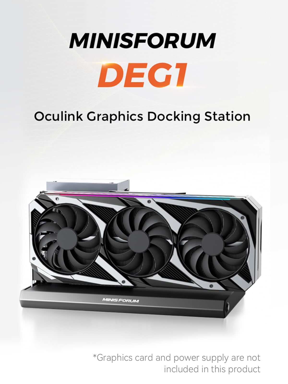 MINISFORUM DEG1 External GPU D - Oculink Gpu Dock Station 评论和价格