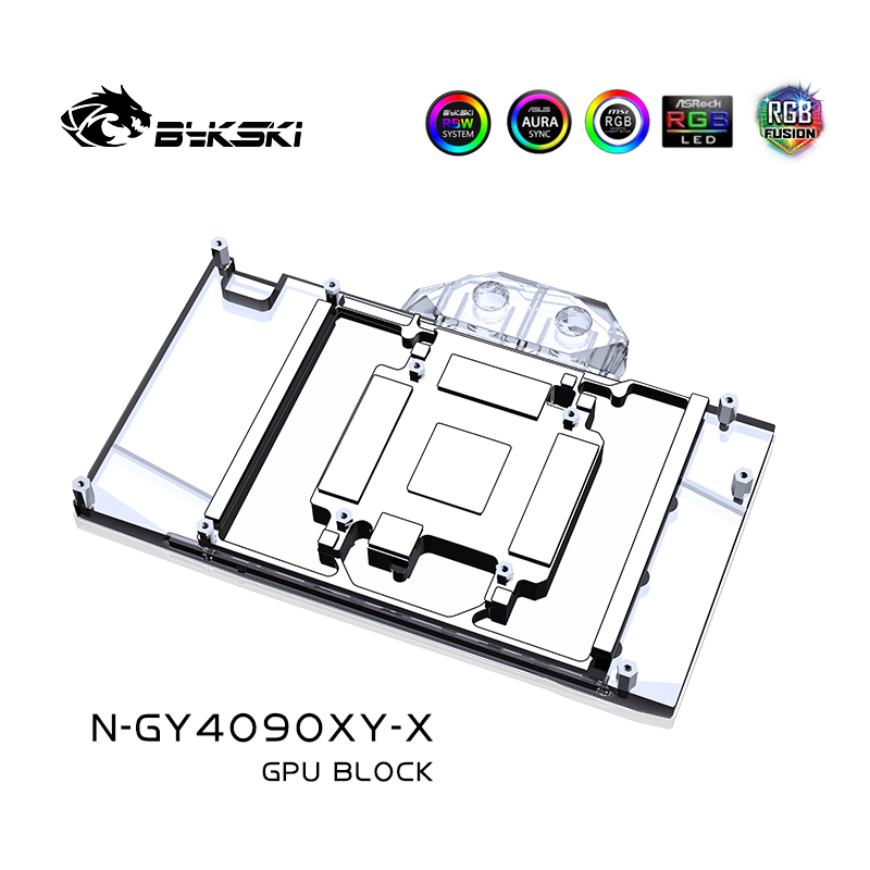 Bykski N-GY4090XY-X GPU Block  - Rtx 4090 Water Block Full Cover 评论和价格