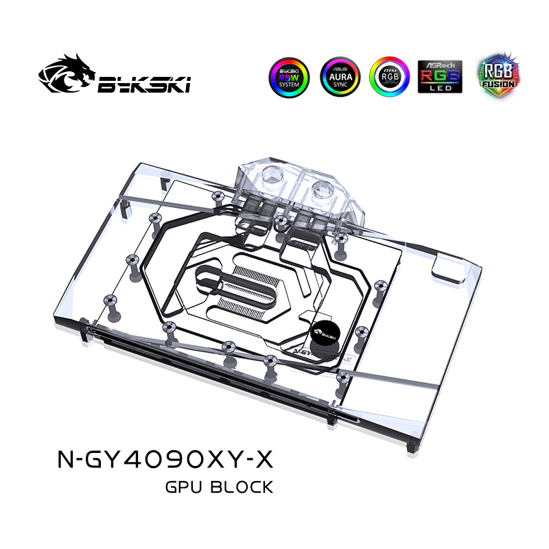 Bykski N-GY4090XY-X GPU Block  - Rtx 4090 Water Block Full Cover 评论和价格