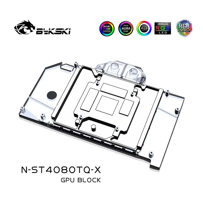 Bykski N-ST4080TQ-X Water Bloc - Rtx 4080 Water Cooling Block 评论和价格