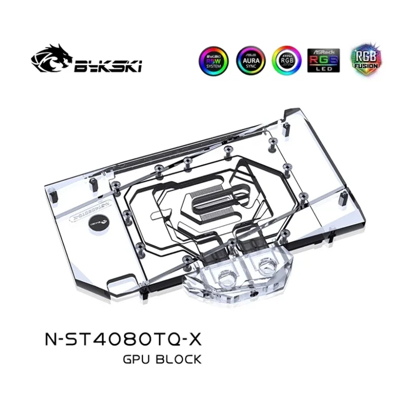 Bykski N-ST4080TQ-X Water Bloc - Rtx 4080 Water Cooling Block 评论和价格
