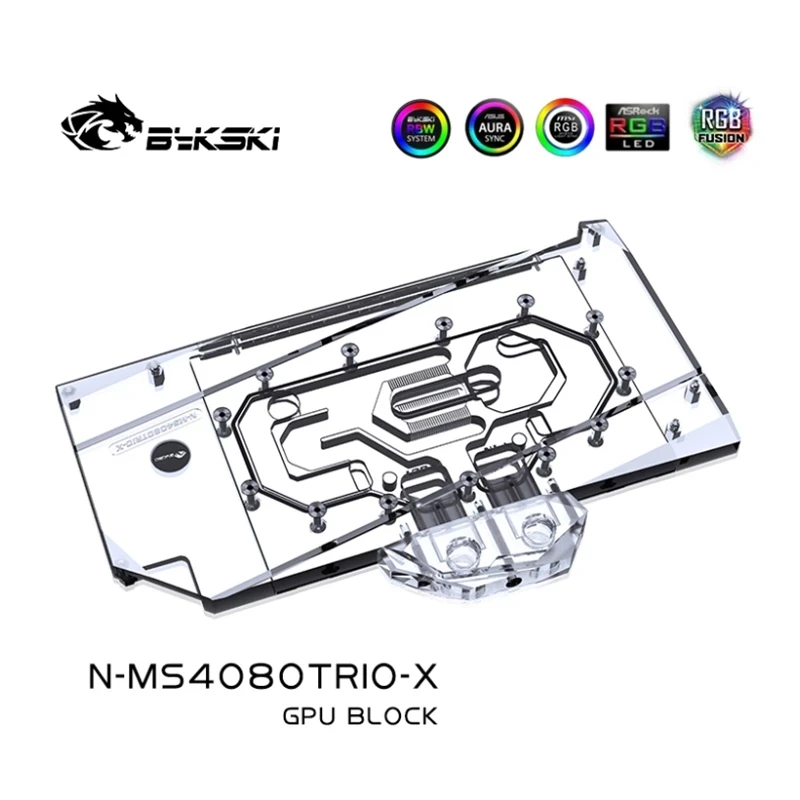 Bykski GPU Block for MSI RTX 4 - Rtx 4080 Water Cooling Block 评论和价格