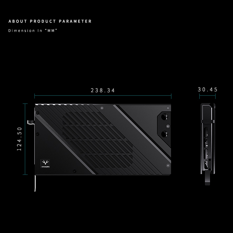 Granzon Water Block for PNY RT - Rtx 4080 Water Cooling Block 评论和价格
