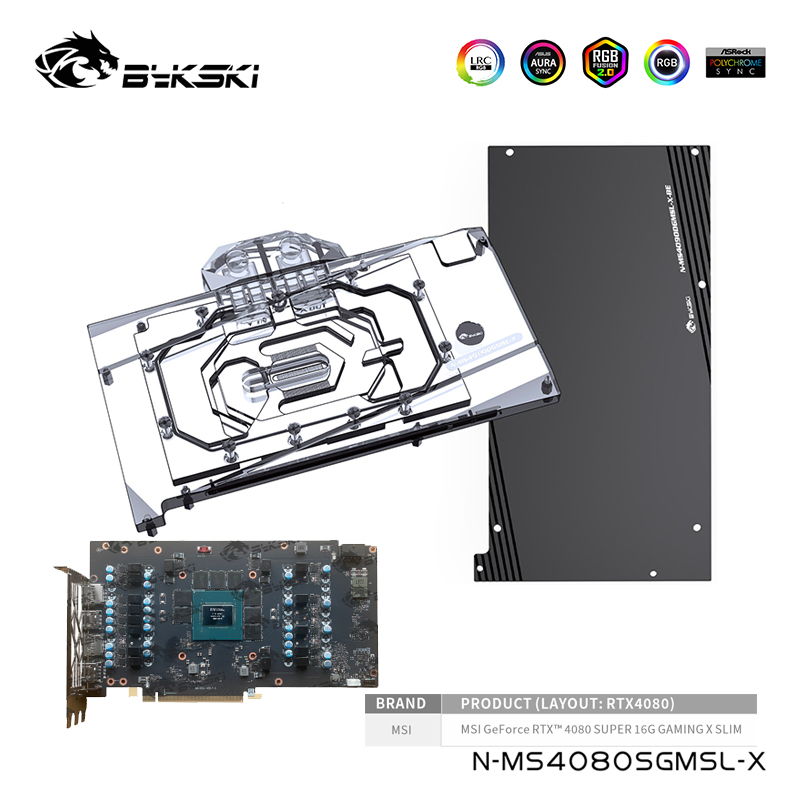 Bykski Water Block For MSI Gef - Rtx 4080 Water Cooling Block 评论和价格