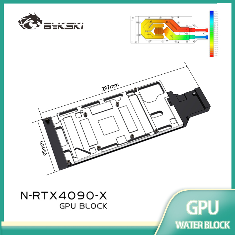 Bykski N-RTX4090-X GPU Water B - Rtx 4090 Water Block Full Cover 评论和价格