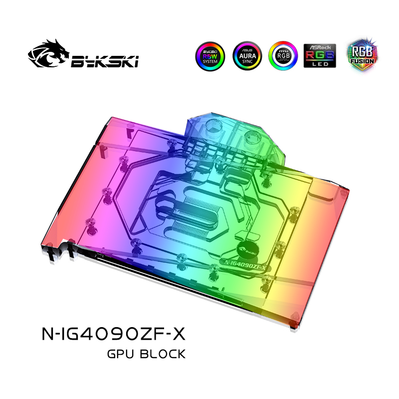 Bykski N-IG4090ZF-X GPU Block  - Rtx 4090 Water Block Full Cover 评论和价格
